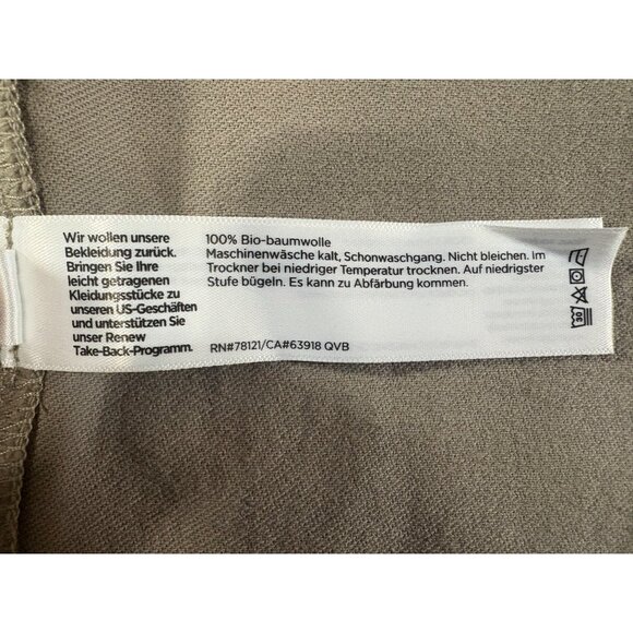 EILEEN FISHER Garment-Dyed cotton Utility Shirt Jacket sz S color reed NWOT $178 - Picture 6 of 7